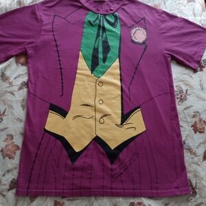 DC Comics The Joker Purple Victorian Suit T-shirt  Medium